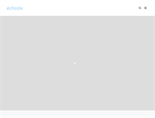 Tablet Screenshot of echosix.co.uk